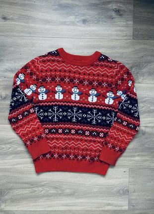 Новогодний свитер next