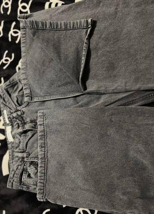 Джинсы (штаны) серые bershka.4 фото