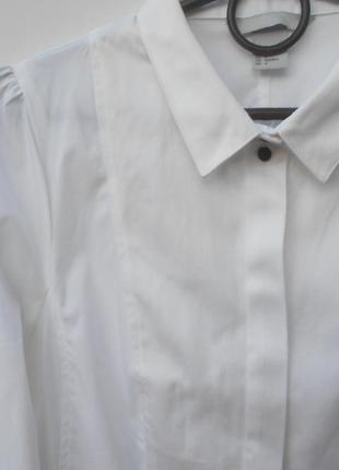 Біла сорочка з довгим рукавом h&amp;m2 фото