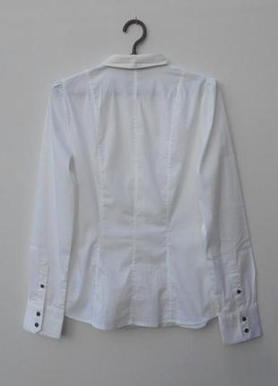 Біла сорочка з довгим рукавом h&amp;m3 фото