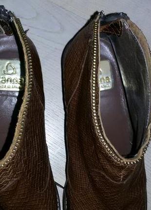Кожаные ботинки бренда kanna (испания) размер 40 (26.3 см)2 фото