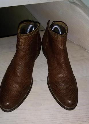 Кожаные ботинки бренда kanna (испания) размер 40 (26.3 см)7 фото