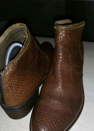 Кожаные ботинки бренда kanna (испания) размер 40 (26.3 см)3 фото
