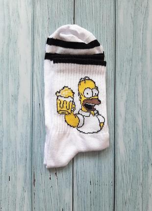 💥шкарпетки з принтом "сімпсони", унісекс!💥 💗розмір: 36-42 ♦️ ціна 45 грн.
