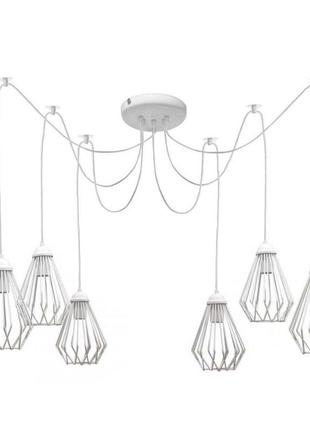 Люстра павук на 6 ламп silvia nl 05371-6 w msk electric