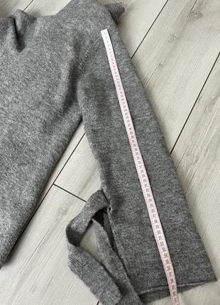 Свитер zara, светр з рукавами на бант, теплий свитер6 фото