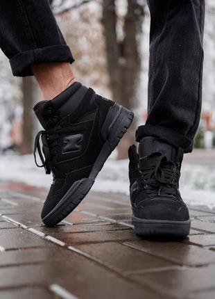 Высокие зимние кроссовки new balance 650 на меху4 фото