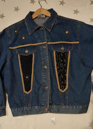 Винтажная джинсовая куртка tiptree8 фото