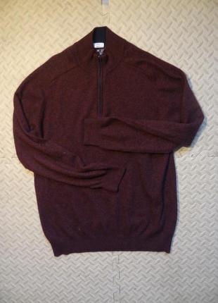 Свитер шерсть кашемир бренда manor cashmere &amp; wool blend sweater oriгинал2 фото