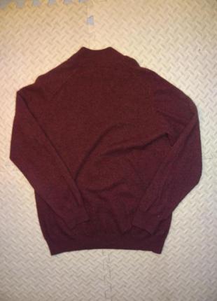 Свитер шерсть кашемир бренда manor cashmere &amp; wool blend sweater oriгинал3 фото