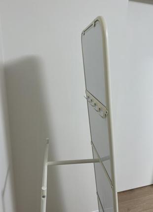 Зеркало напольное белое от бренда ikea