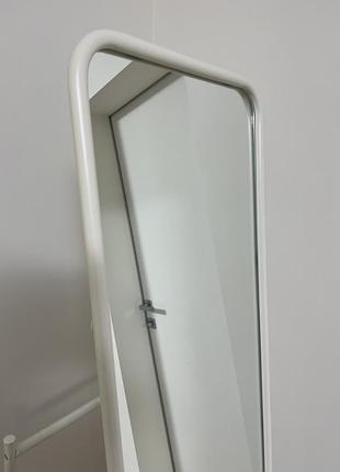 Зеркало напольное белое от бренда ikea