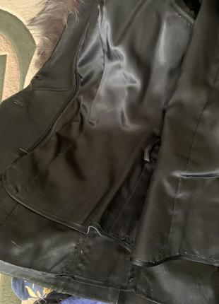 Женская кожаная куртка натуральный мех7 фото