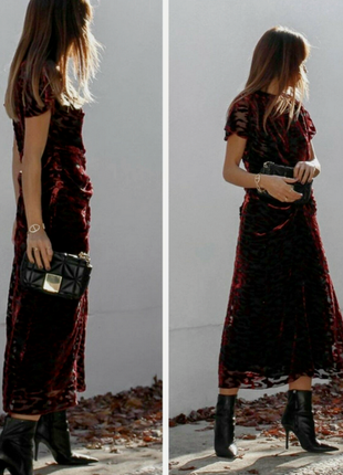 Невероятно женственное платье zara s/m лимитированная коллекция6 фото