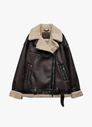 Дубленка zara