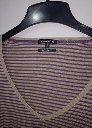 Massimo dutti светр пуловер бавовна шовк кашемір5 фото