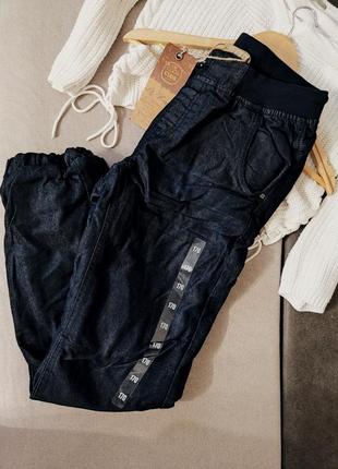 Дуже теплі і плотні джинси джогери на флісі 170 176 см xs  s