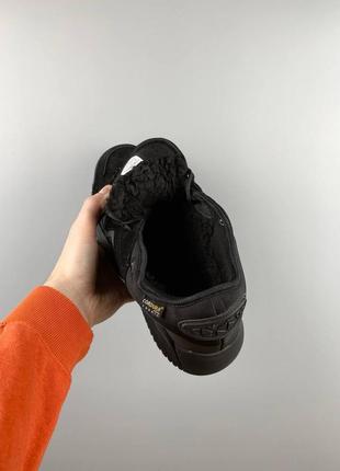 Мужские зимние кроссовки adidas originals streetball ii black fur замшевые на меху2 фото