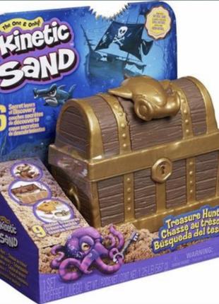 Кинетический песок spin master kinetic sand teasure hunt оригинал