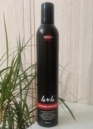 Indola 4+4 styling mousse мусс для укладки волос, 500 мл1 фото