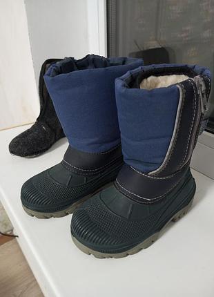 Сапожки зимние теплые