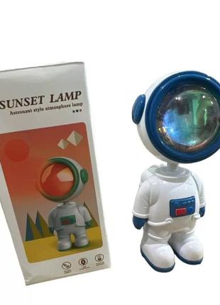 Детский светильник астронавт, космонавт sunset lamp astronaut