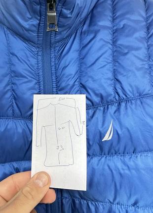 Мужской пуховик ультра легкий куртка nautica6 фото