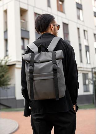 Мужской рюкзак ролл sambag rolltop milton графитовый