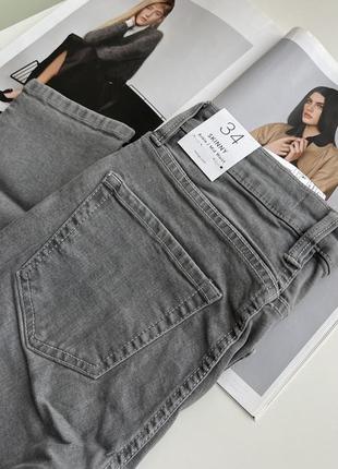 Нові джинси mango skinny сірі2 фото