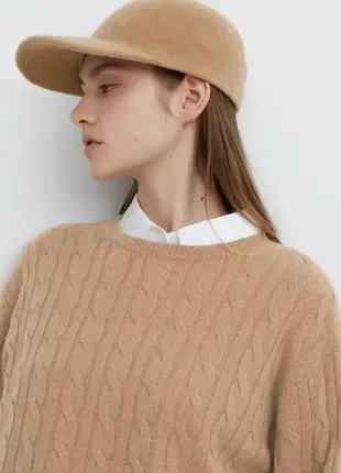 Блайзер кепка uniqlo 100 вовна шерсть
