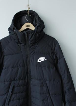 Nike nsw down jacket мужской пуховик найк куртка черная на пуху м 48 adidas champion puma tnf6 фото