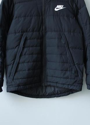 Nike nsw down jacket мужской пуховик найк куртка черная на пуху м 48 adidas champion puma tnf5 фото