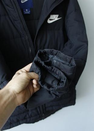 Nike nsw down jacket мужской пуховик найк куртка черная на пуху м 48 adidas champion puma tnf8 фото