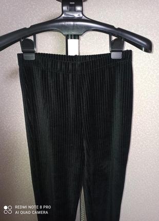 Теплые велюровые брюки клеш, волшебные2 фото