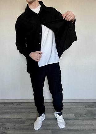 Стильный плюшевый oversize костюм 🔝 3 кольори