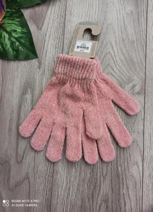 Теплі мягкі рукавички