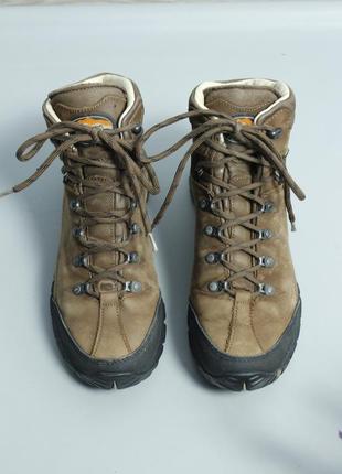Meindl gore-tex шкіряні чоловічі черевики високі зимові на мембрані водонепроникні коричневі трекінгові тактичні salewa the north face lowa4 фото
