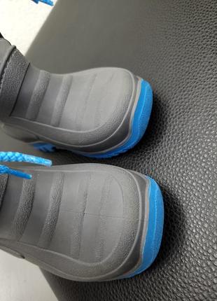 Чоботи чобітки зимові сапожки грязепруфи 22 розмір 14 см9 фото
