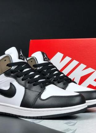 Зимові кросівки nike air jordan 1 retro high winter brown найк джордан ретрокоричневе хутро чоловічі4 фото