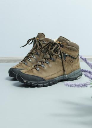 Meindl gore-tex шкіряні чоловічі черевики високі зимові на мембрані водонепроникні коричневі трекінгові тактичні salewa the north face lowa