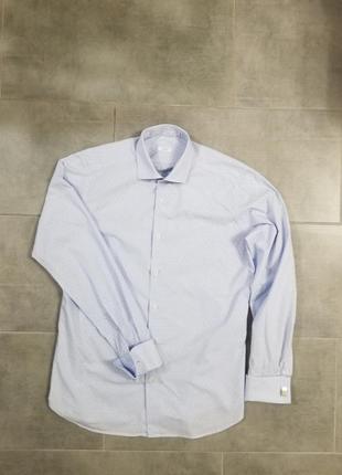 Рубашка кaliban итальянский премиум бренд 41 m l 16 tommy hilfiger calvin clein hugo boss6 фото