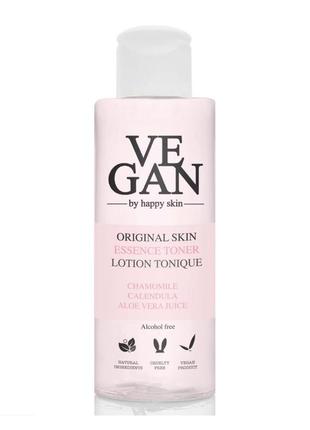 Тонер с экстрактами ромашки и алоэ vegan by happy original skin essence toner4 фото