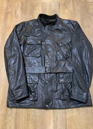 Мужская кожаная куртка belstaff trialmaster