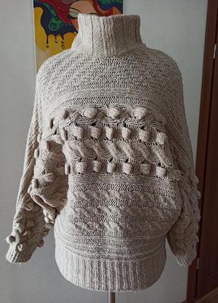 Светр жіночий бежевий під горло george