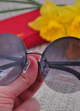 Красиві круглі сонцезахисні окуляри з боковим шорой gian marco venturi7 фото