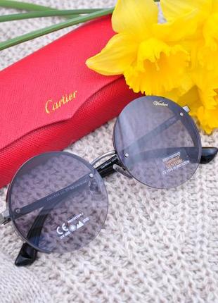 Красивые круглые  солнцезащитные очки с боковой шорой gian marco venturi gmv8598 фото