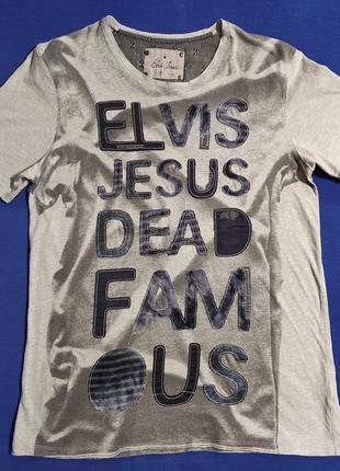 Футболка бренда elvis jesus dead famous