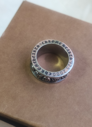 Массивное кольцо chrome hearts2 фото