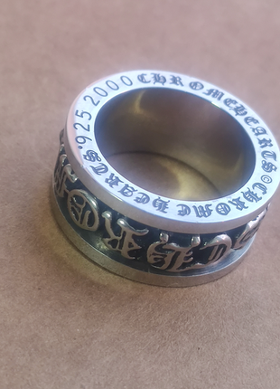 Массивное кольцо chrome hearts6 фото