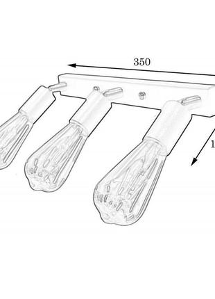 Светильник msk electric asket с поворотным механизмом nl 1222-3 w3 фото